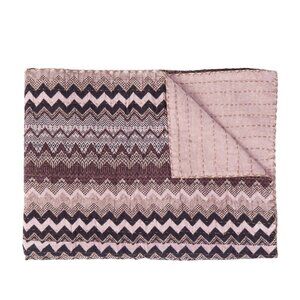 Taj Hotel Home Decor Kantha Cotton Throw | 1-Piece | Multicolor | 50"x70"